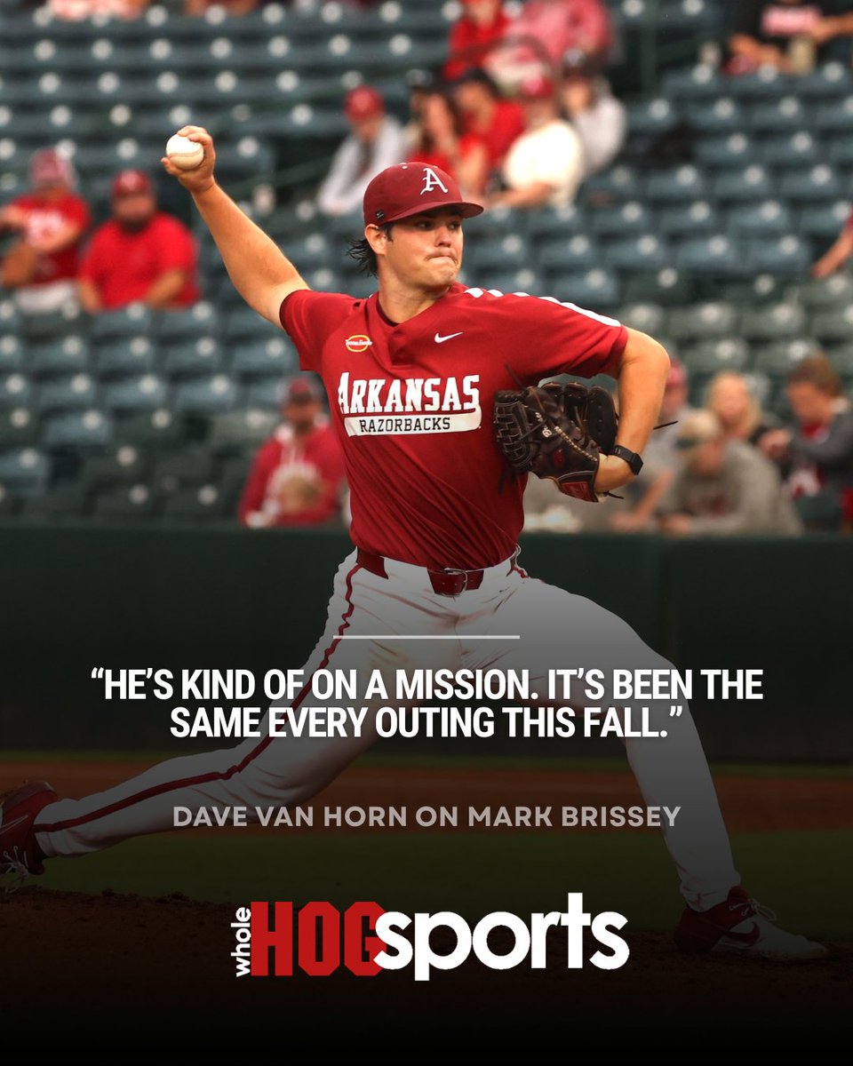 ByMattJones's tweet photo. 𝗔𝗥𝗞𝗔𝗡𝗦𝗔𝗦 𝗕𝗔𝗦𝗘𝗕𝗔𝗟𝗟 𝗡𝗢𝗧𝗘𝗕𝗢𝗢𝗞

⚾️ Mark Brissey strong again
⚾️ Personnel report
⚾️ Conway connection
⚾️ More from Arkansas' doubleheader vs. Little Rock

https://t.co/ee2BKTJ9bS https://t.co/xVEE5QXIko