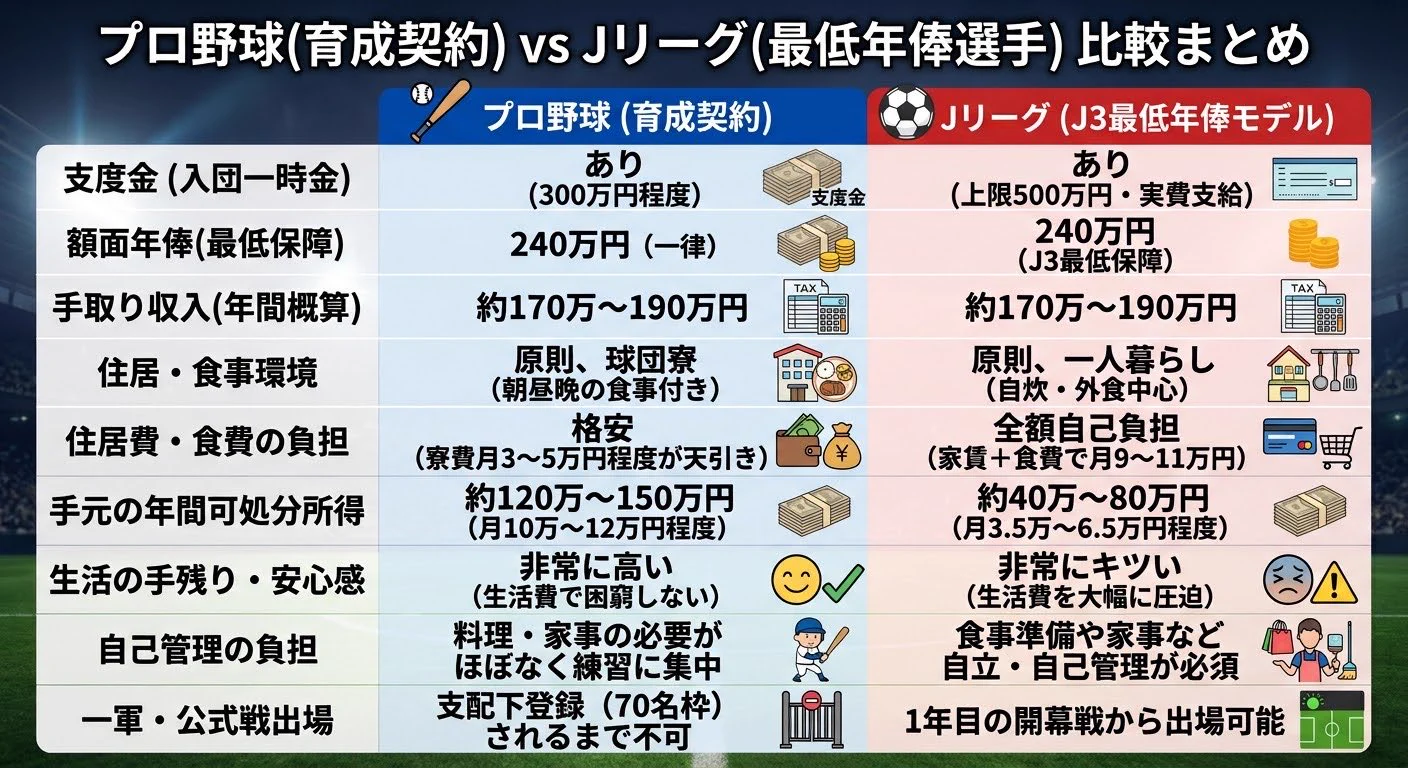 プロ野球年俸最低