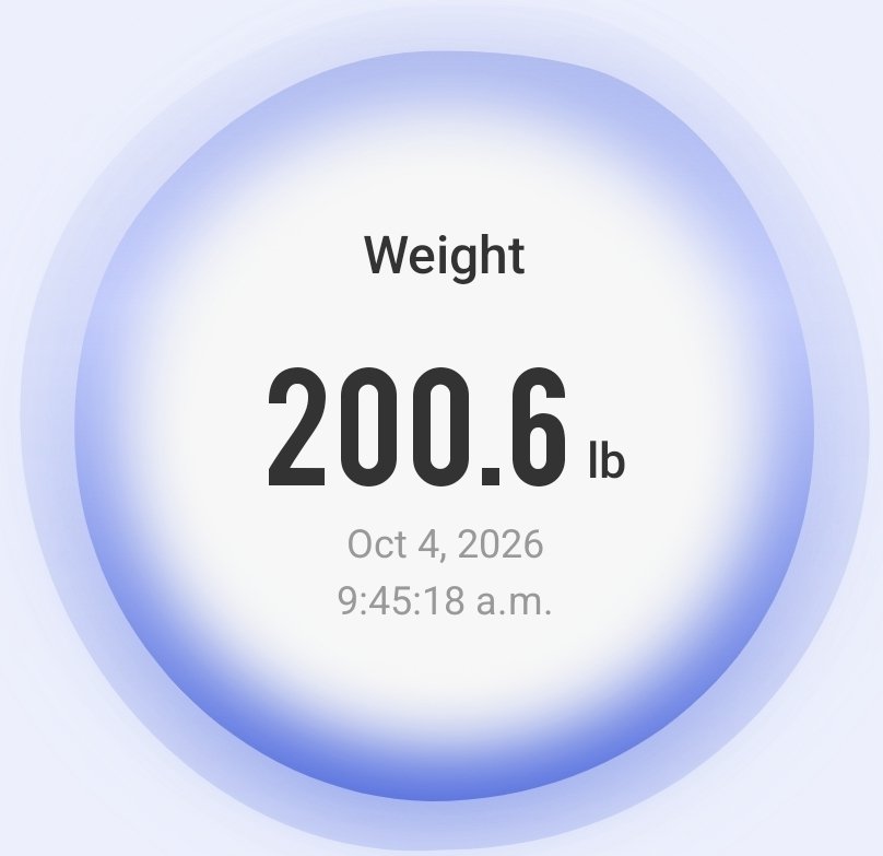 GeoffdBarrett's tweet photo. I have officially lost 50 lbs. https://t.co/ZVMPZ7Qpj5