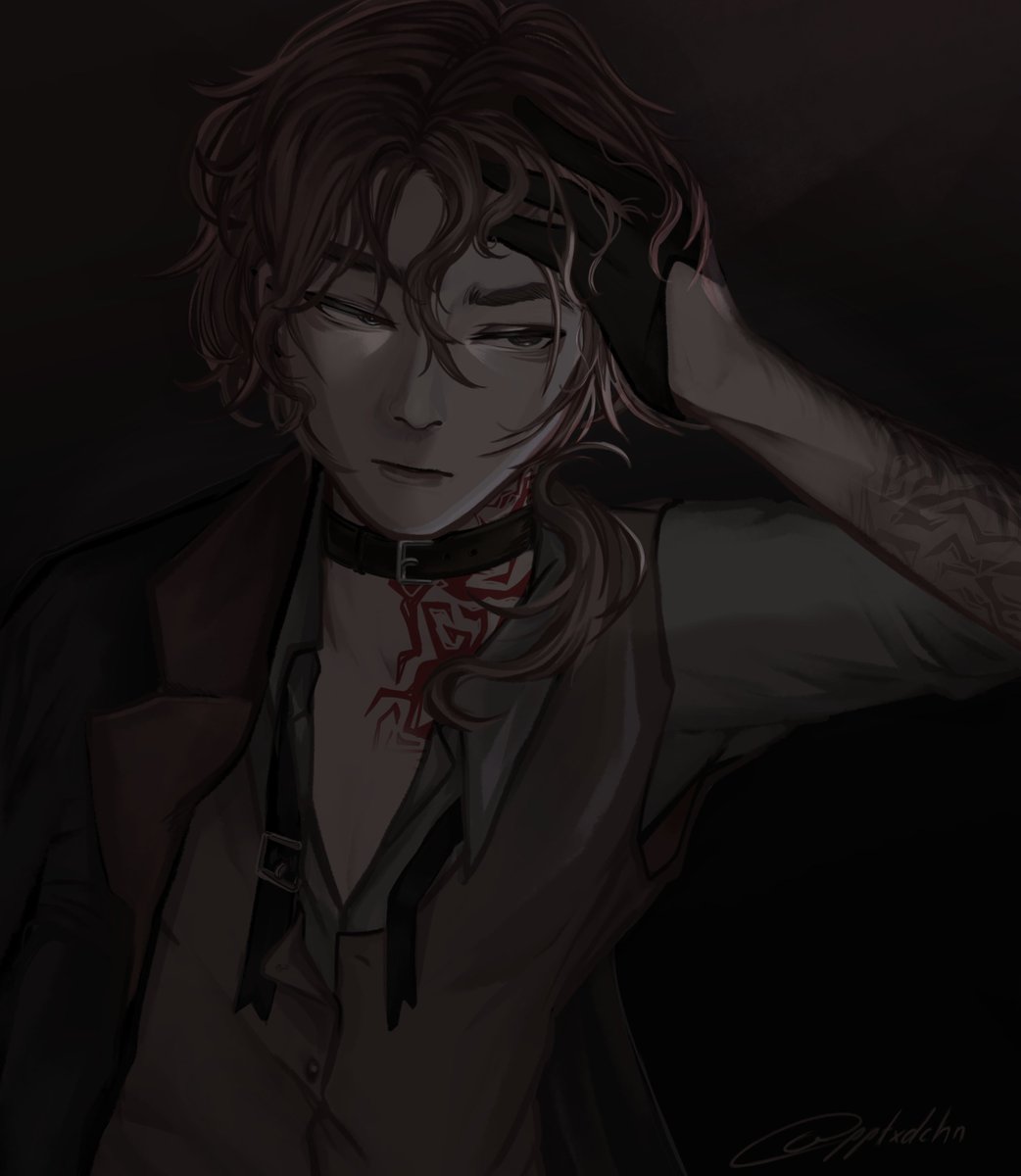 pptxdchn's tweet photo. Chuuya is so tired💔

#chuuyabsd #bsdfanart #bsd https://t.co/LMjO5sbPTu