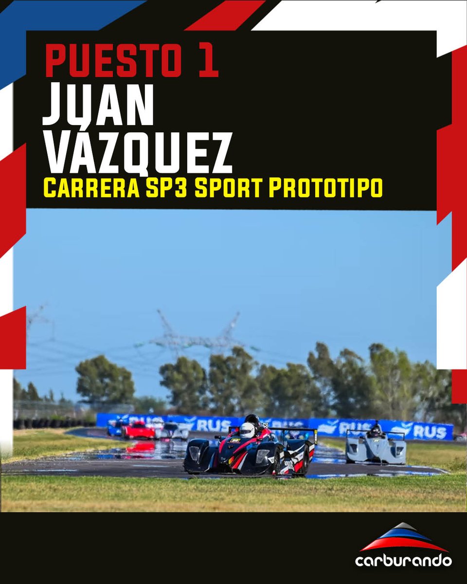 CarburandoTV's tweet photo. 🥇Flavio Eisenchlas se quedó la final del @sportprototipo en 9 de Julio.
🥈Marco Caforio
🥉B. Eisenchlas/P. Eisenchlas
En SP3 el triunfo fue para Juan Vázquez, seguido por Fernández y Sztenberg.
#SPA #Eisenchlas #Vázquez https://t.co/KmoCk1JL50