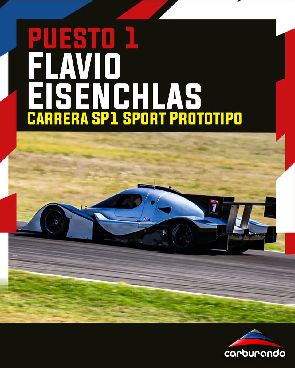 CarburandoTV's tweet photo. 🥇Flavio Eisenchlas se quedó la final del @sportprototipo en 9 de Julio.
🥈Marco Caforio
🥉B. Eisenchlas/P. Eisenchlas
En SP3 el triunfo fue para Juan Vázquez, seguido por Fernández y Sztenberg.
#SPA #Eisenchlas #Vázquez https://t.co/KmoCk1JL50
