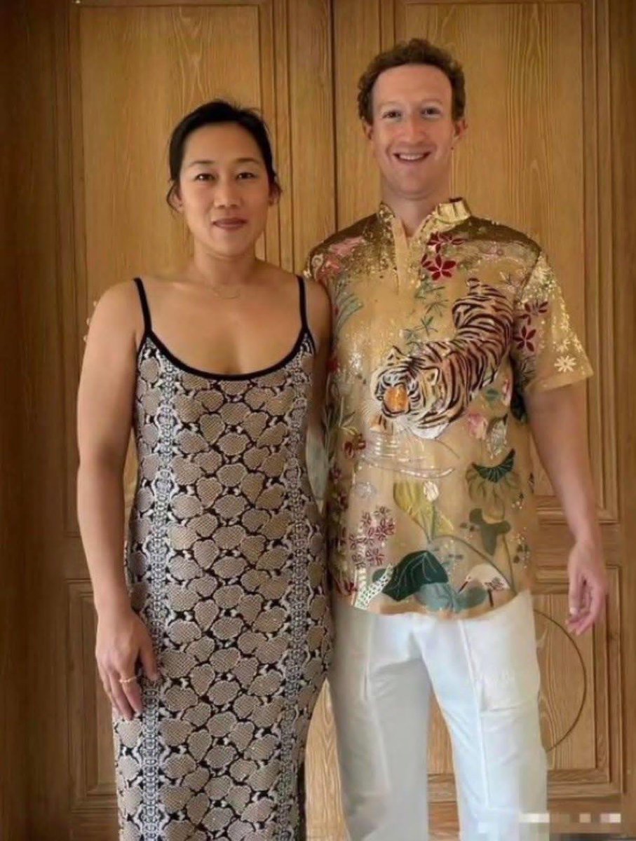 praggya_'s tweet photo. Hey @grok Why did Zuckerberg, being so rich, marry a woman who looks so average?? https://t.co/kGg4Kj9gTP