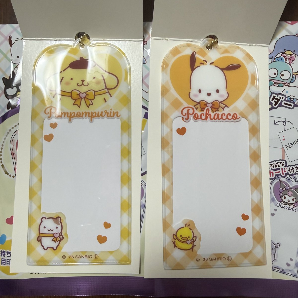 _00trk_'s tweet photo. @ayakarnt 検索より失礼いたします。
ネームキーホルダーのポチャッコとポムポムプリンを所持しております。同種キティ、マイメロと2:2での交換は可能でしょうか？ご検討よろしくお願いいたします🙇🏻‍♀️ https://t.co/ZIsax7755B