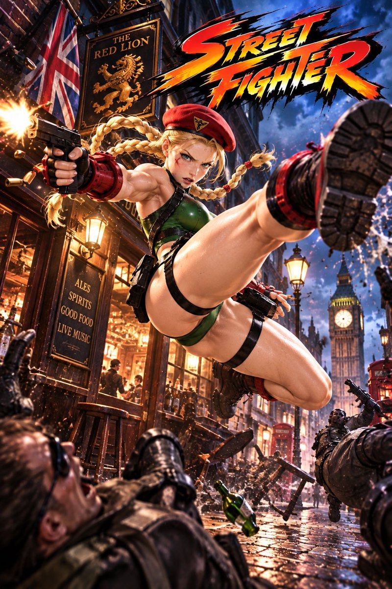 SlaSherMayHem's tweet photo. Streetfighter AI Cammy! Enjoy! https://t.co/CQrw1CsBky
