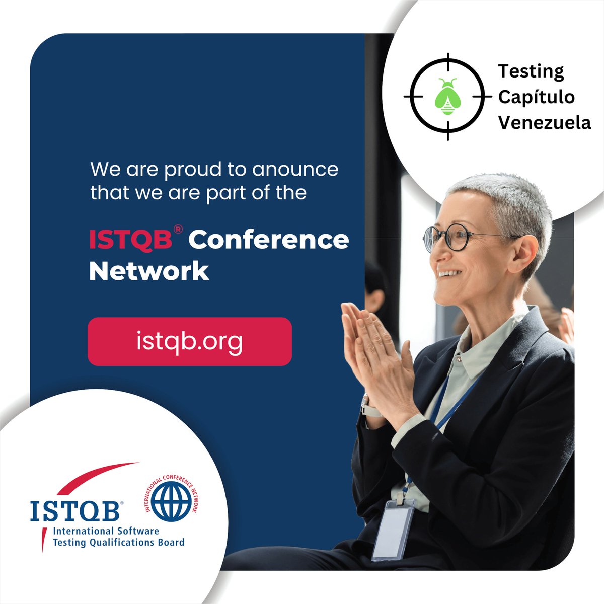 TestingVe's tweet photo. 🌐 ¡Oficial! Testing Day Venezuela 2026 forma parte del ISTQB® Conference Network 🇻🇪🏆

El estándar global de calidad de software respalda nuestra edición 2026.

🗓️ 24–28 Nov | Online 💻
🎟️ Registro gratis: https://t.co/f6UpF1IGar

@ISTQBORG  #ISTQB #TestingDayVe #TestingDay https://t.co/HlhKKepcAd