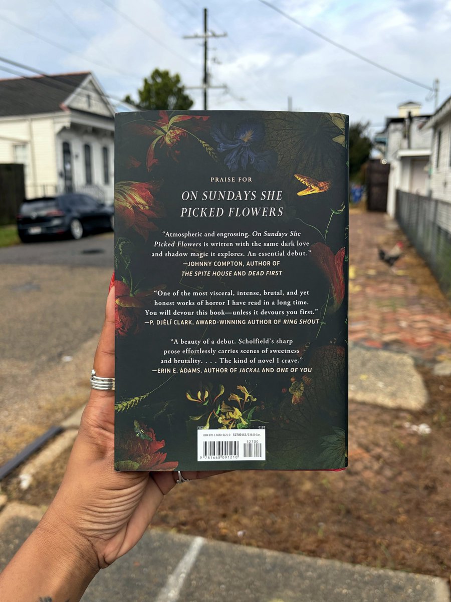 crawzaddy's tweet photo. Hoodoo Heritage Month, and I cannot recommend On Sundays She Picked Flowers enough! I honestly talk about this book any chance I get bcs I’m still not over my first time reading it; it’s my novel of the year! https://t.co/rLmJVwrFoQ