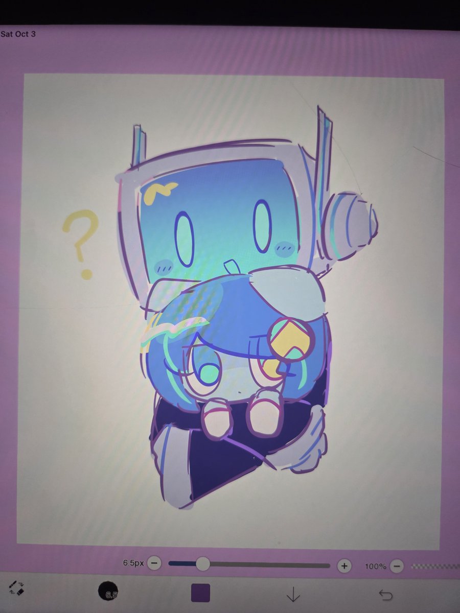 pepopepopiii's tweet photo. Denkiutsu im so blue #PPYfanart https://t.co/FIr8Zd70kX