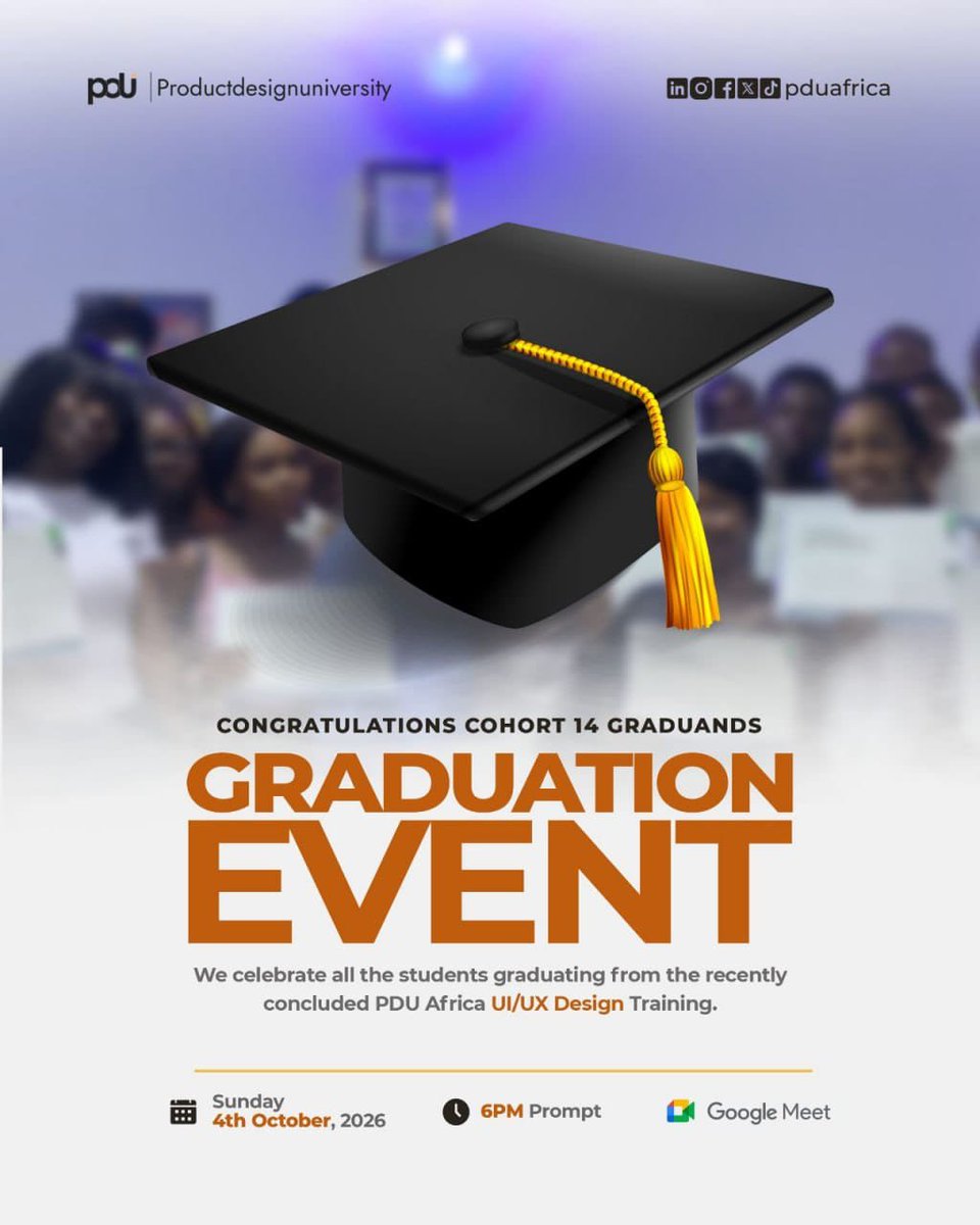 Cos_milla's tweet photo. 🎓 A chapter has come to an end, and a new one begins.
Grateful for the journey, the lessons, the challenges, and the growth. Today, I celebrate not just a graduation, but the person I’ve become along the way.
#pduAfrica #KreativeMilla #uiux #Openforinternship https://t.co/Uk3h0IYSPR