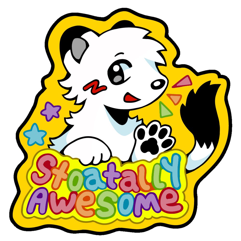 bugpon's tweet photo. stoat sticker https://t.co/5dYuAkJWYg