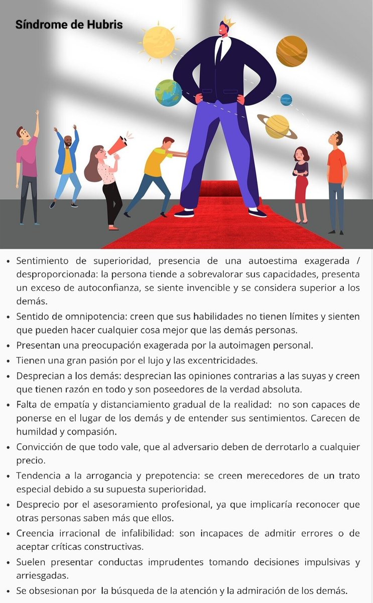 moluscopardusco's tweet photo. @rosadiezglez Síndrome de Hubris... también https://t.co/87BoBzSBQM