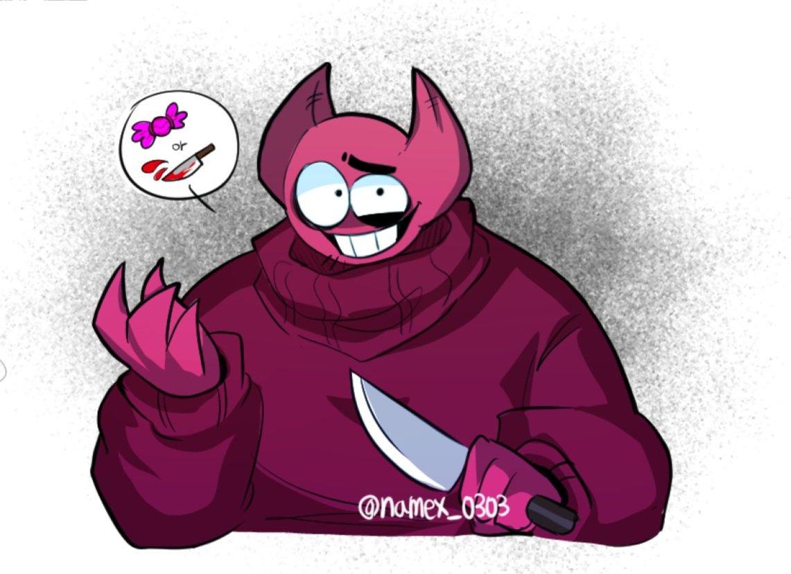 namex_0303's tweet photo. 퇴화했는데?
#bobvelseb #spookymonth https://t.co/Aua2Kwwcys