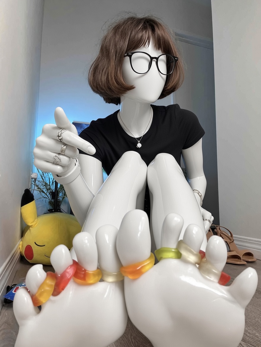 MNQ_KTE_0428_C7's tweet photo. Every day, more and more people give up their human bodies to submit to the power of plastic~ 

Nothing feels as good as plastic devotion 🤍

So many pretty feet, all decorated and modified to be as sexy as possible! Plastic beauties are so customisable! https://t.co/REZTT7cRm3