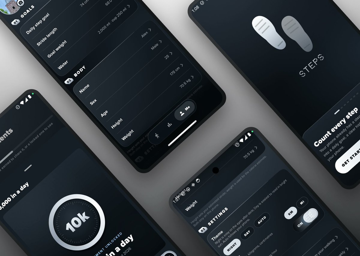 leadnotifi's tweet photo. Made a simple Steps Counter for Android. No clutter, just your daily steps and progress.  Tell me what's missing and I'll add it: https://t.co/4O76PPG76s  #Fitness #Android #IndieDev https://t.co/v7uKDLsJah