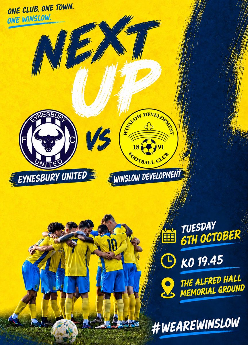 WinUtdDev's tweet photo. Next up we are back under the lights as we travel to @eynesburyutd on Tuesday evening. https://t.co/FHcXZaK3UG