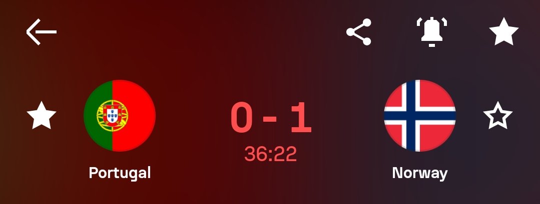 ItsSimeon41's tweet photo. GOAL! Kristoffer Ajer
Assist: Martin Ødegaard
Portugal 0 – 1 Norway 36'
#PORNOR #UEFANationsLeague https://t.co/kqBqUhgQ3L