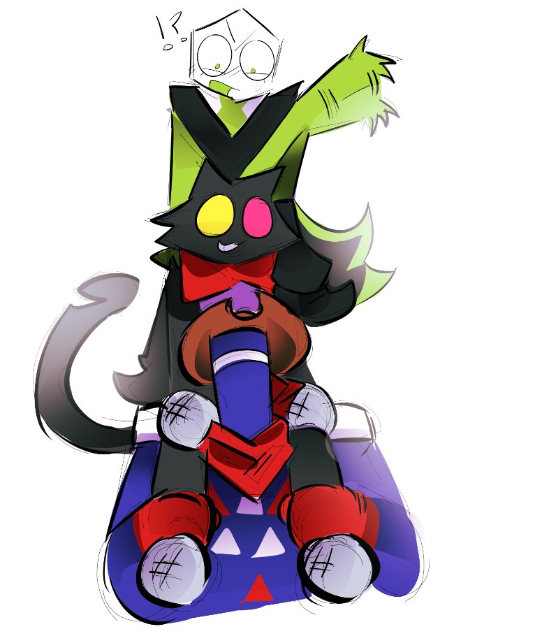 vanillaclemmie's tweet photo. #miketober2026 day 4'' !! polymikes cuties,, so rushed 

#miketwt #deltarune https://t.co/XMgXJvhSGZ