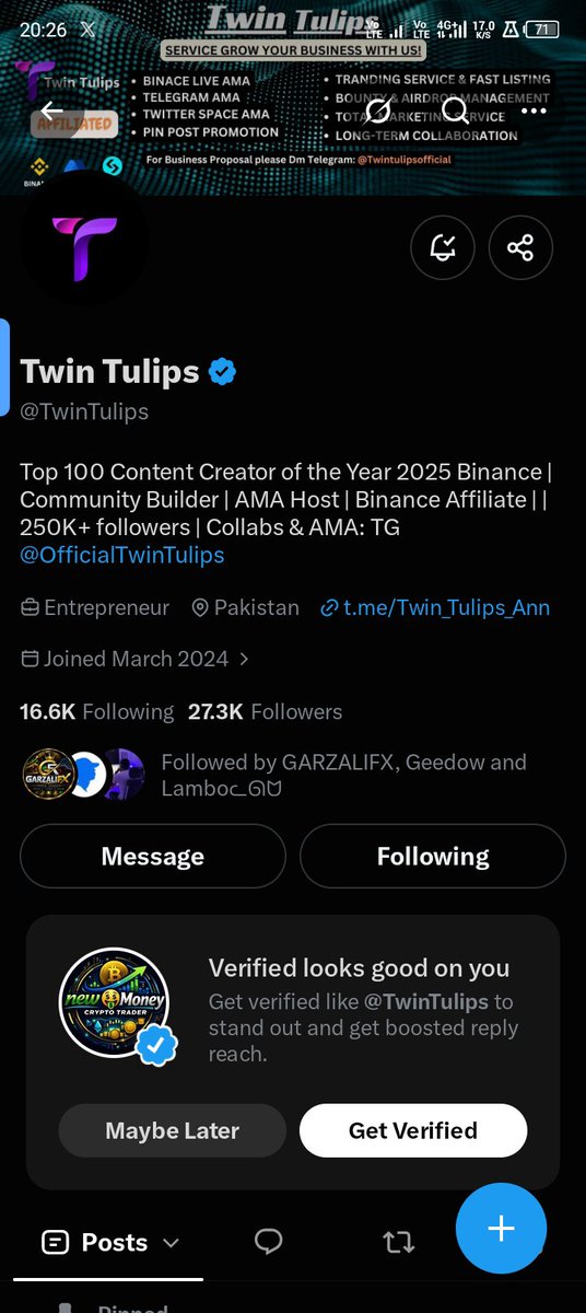 Newmoney010's tweet photo. @TwinTulips All is done sir ✅ https://t.co/bFalVtaUpA
