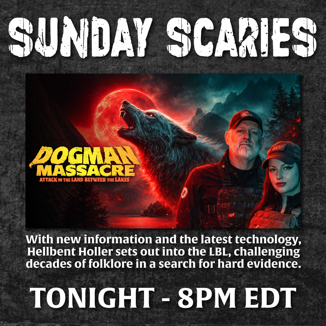 KingsofHorror's tweet photo. Tonight's SUNDAY SCARIES feature two cryptid documentaries from @Terror_Films !

🐺 8PM — DOGMAN MASSACRE
https://t.co/2Qv2cO3SHY

🔴 9:45PM — BIGFOOT ARCHIVES: EYES LIKE FIRE
https://t.co/021juKndLd

Watch FREE on KOH!
#SundayScaries https://t.co/uCfGCtp4ES