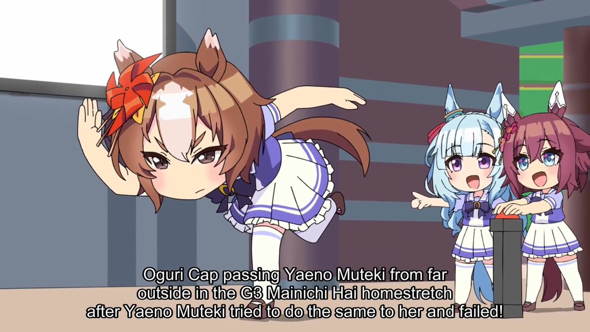 Vazpia_'s tweet photo. Tazuna 💢☺️
She tried her best but these Uma are just too competitive to reign in 😅

I like how specific they started getting lol

#Umayuru https://t.co/ksBs66ort8