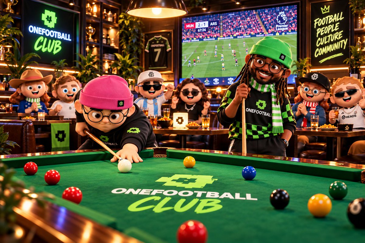 eddyfrank6's tweet photo. Sunday evening at the OneFootball Club ๐ฑโฝ๐
Football on the big screen, OneFootball Heads at the table โ proper Sunday vibes.
@OFC__Africa
#CreativeSunday #OneFootballHeads https://t.co/2YX5fAktUf