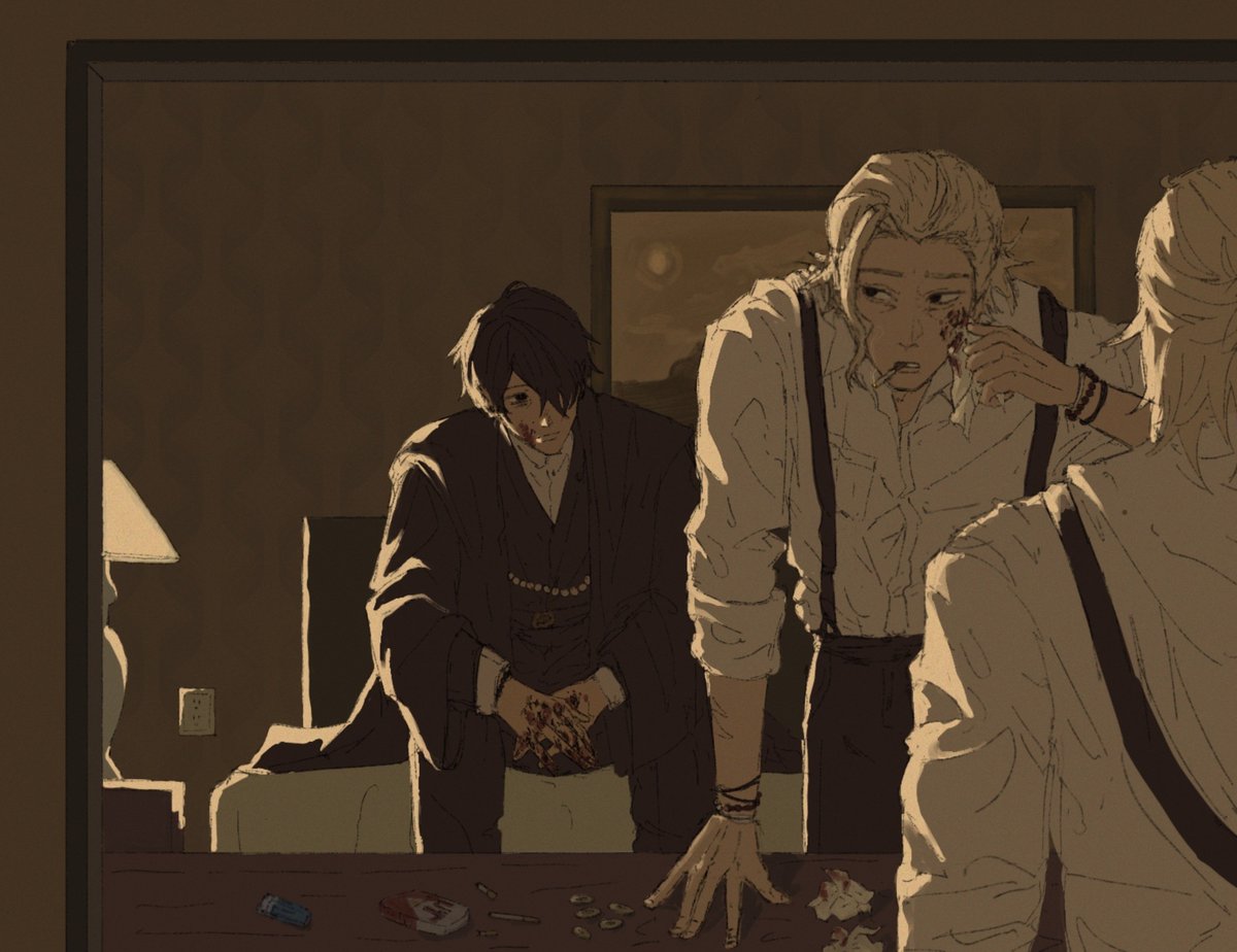 idiotsinthesnow's tweet photo. after hours 
#azashiba #shibazami #kagurabachi https://t.co/QAh7T0pGig