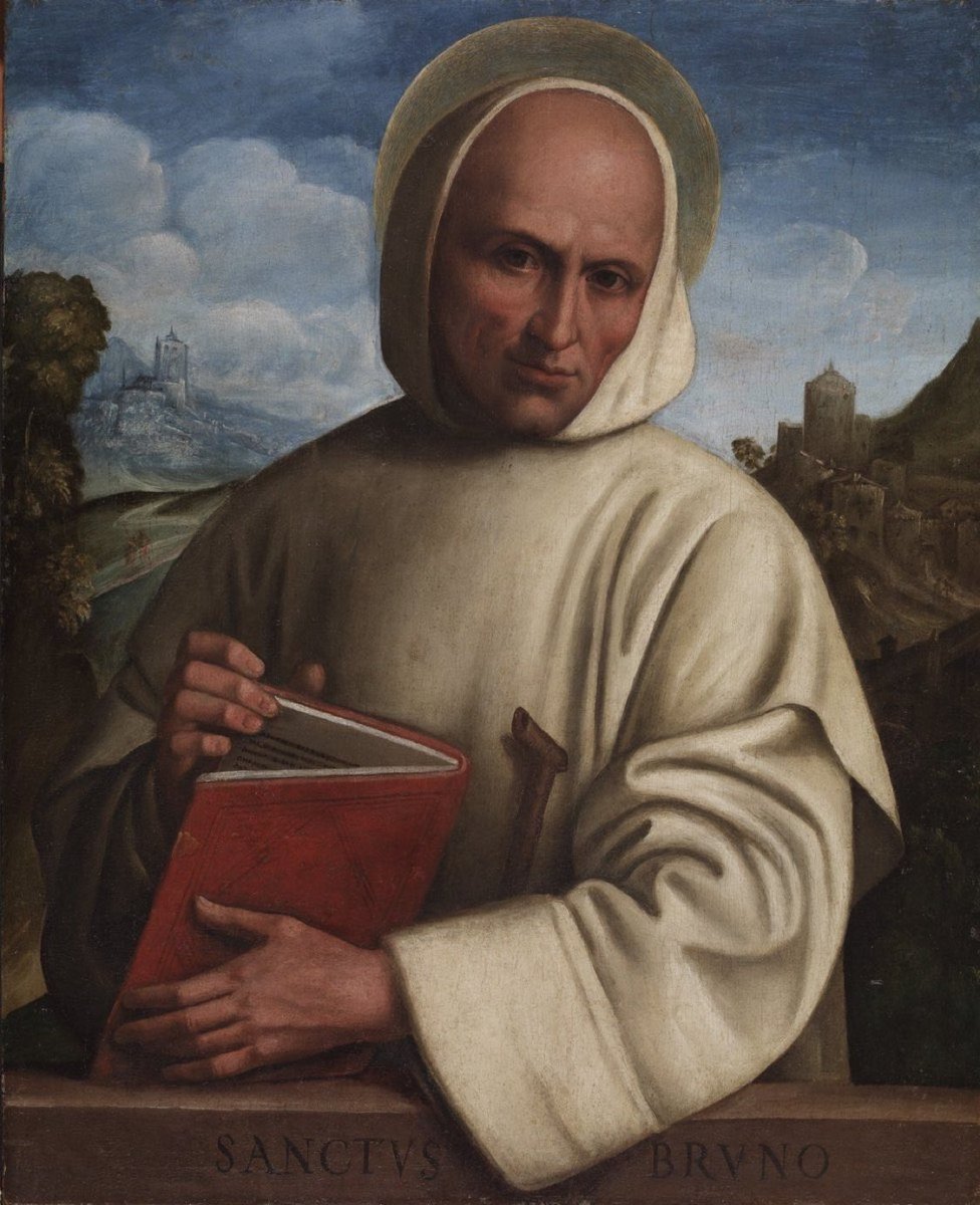 CatholicSat's tweet photo. Today is the Feast of St. Bruno of Cologne, Confessor, Hermit, Monk, Mystic, and Founder of the Carthusian Order. Patron Saint of the possessed.
Ora pro nobis https://t.co/l6Dsq0Uw5M