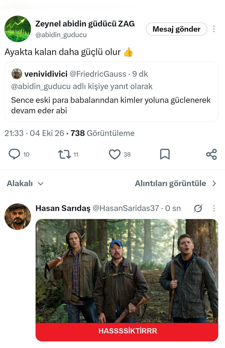 HasanSaridas37's tweet photo. Doğru söyleyen 9 köyden kovulur demişler, gerçekten doğruymuş. Buradan da engelledi beni. 😄
Arkadaşlar, paranızın 3 kuruşu bile olsa dikkatli olun; kimseye sorgulamadan inanmayın. EMKEL’de uyardığımda da üzerime gelmişlerdi, sonunda haklı çıktım.
Paranıza sahip çıkın.
#zag https://t.co/zP1QA37q0x