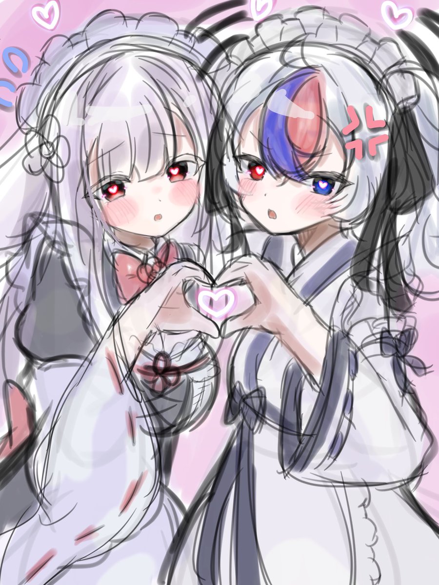 _SaltStrawberry's tweet photo. #国旗娘 
🇯🇵🇰🇷 萌え萌えきゅん！🫶💞 https://t.co/VuHzMnDqMc