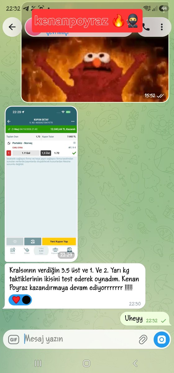 kenanpoyraz771's tweet photo. Ve kg var 🔥🔥🔥🔥👀🥷

@kenanpoyraz771 🥷 kazandırmaya devam ediyor 🥷 https://t.co/NRPnmLi6ow