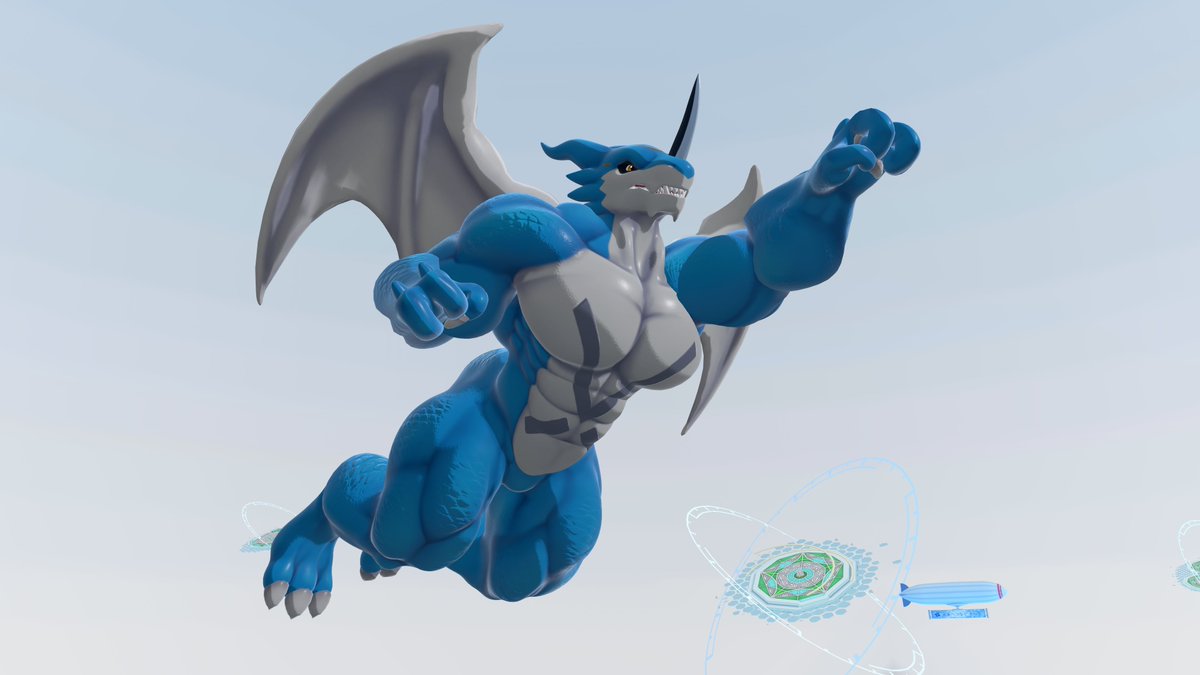BlueDragonMoon2's tweet photo. Exveemon day is finally here!

Sadly I didn't have time to draw something, so here are some VRChat screenshots featuring LunarEye's awesome model!

If you like to buy a copy of his model, check out LunarEye's channel 
@Lunar_Eyes

#Exveemon #Xvmon #ExveemonDay #XVmonDay #Digimon https://t.co/8BeMs859cs