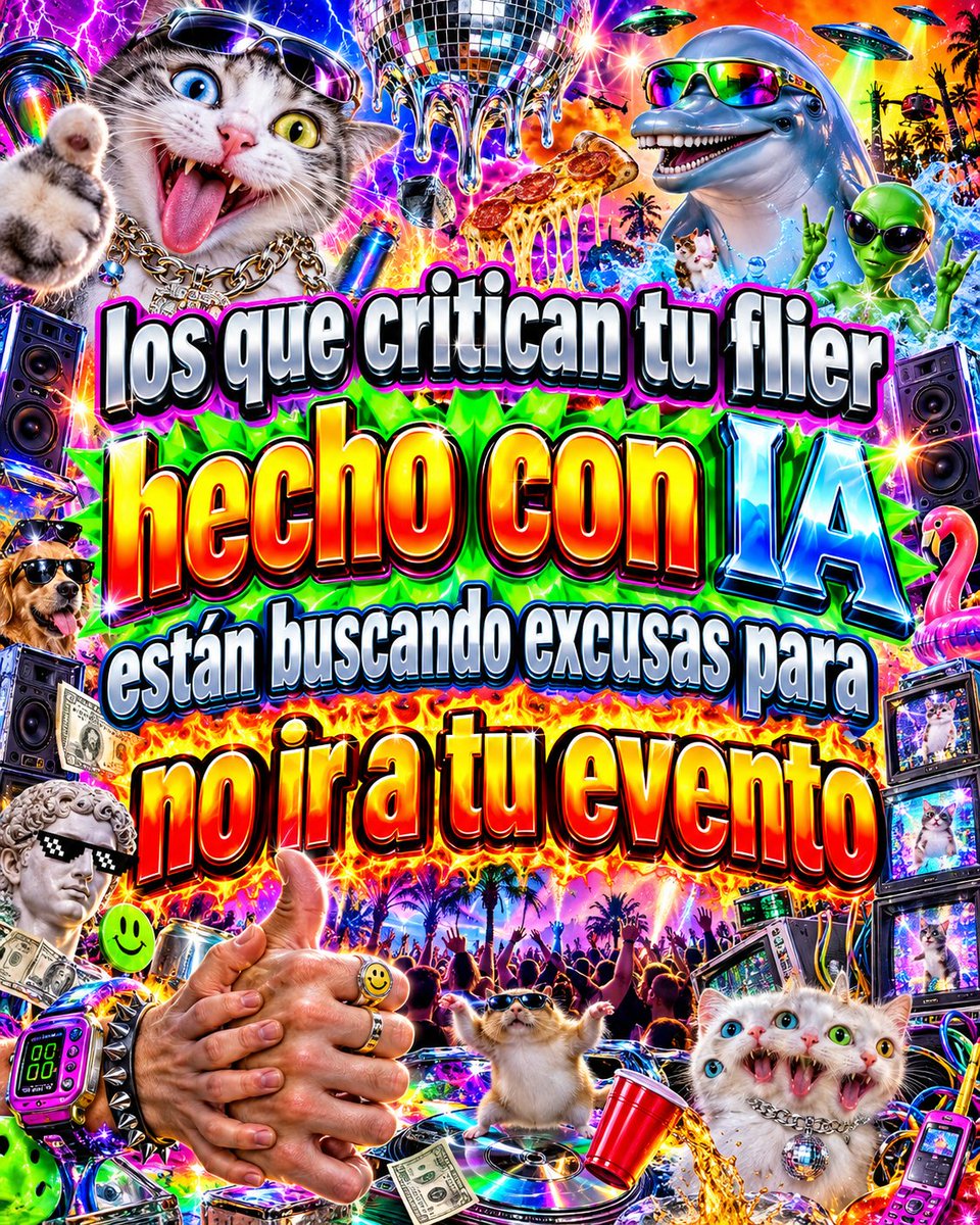 Lean_Falcon's tweet photo. 😎 10 verdades hechas con sabidurIA 🤖
💡 Likée, Comente y Comparta si quiere segunda parte 🔥

#inteligenciaartificial #ia #memesgraficos #culturavisual #shitpostdecalidad https://t.co/Bxn3ufM9UD