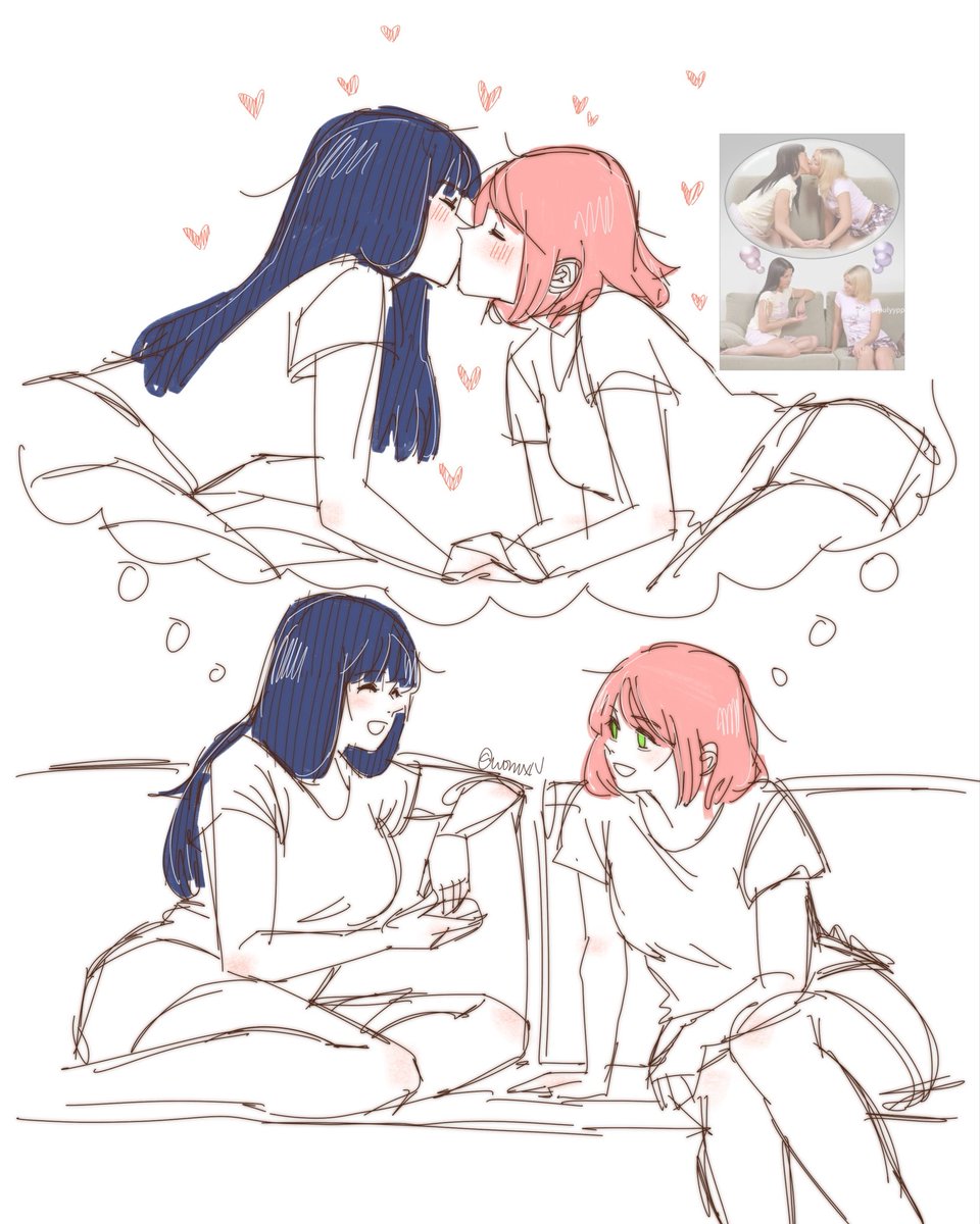 wonixiv's tweet photo. sakuhina roommates or something https://t.co/SHXKowKPt2