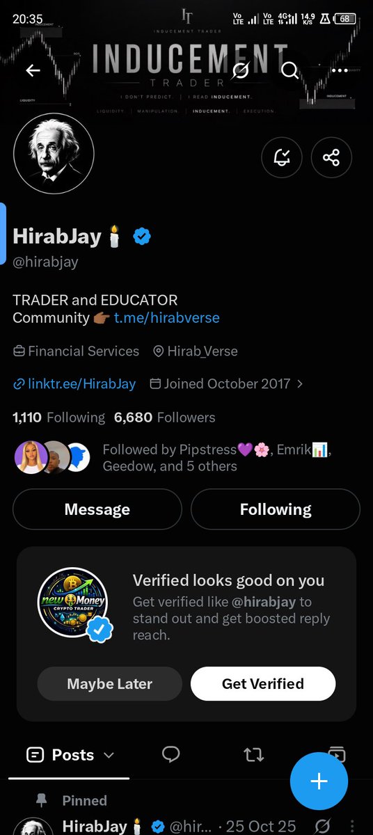Newmoney010's tweet photo. @hirabjay @Danieltrades @berkayglife @EquityEdgeUK @hycienth_anita @starkhubz @LQD_Alchemist I followed All sir 🙏🎁 https://t.co/79F3Fnud5B