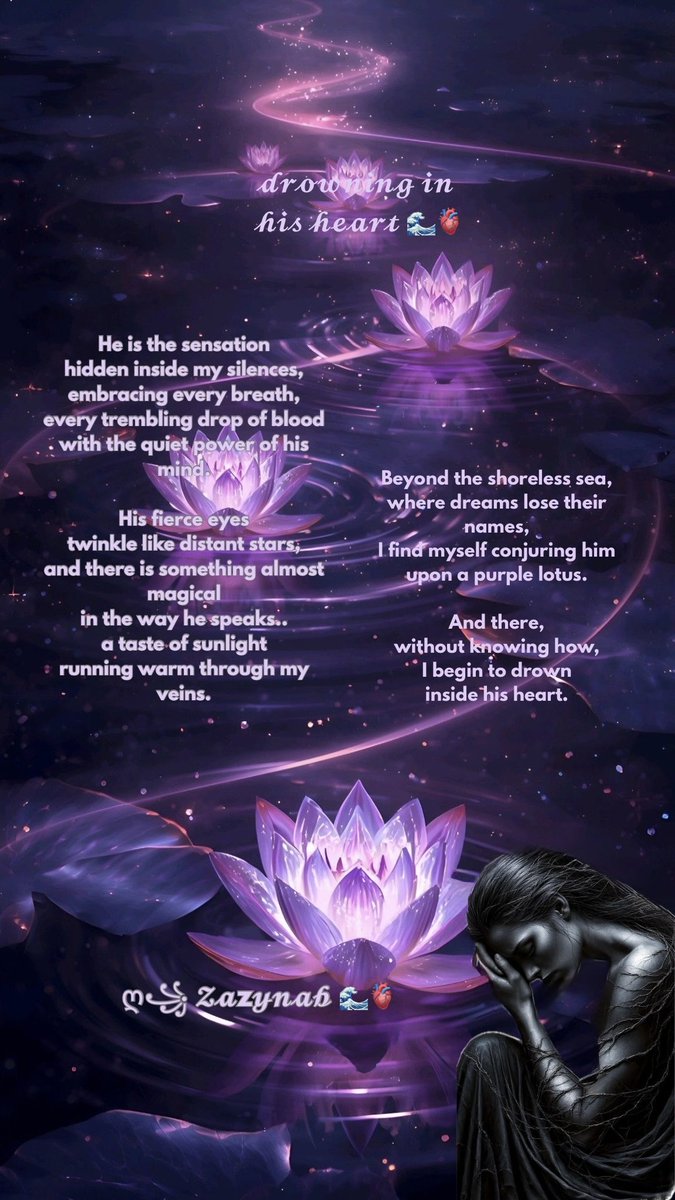 Zaynab71990's tweet photo. drowning in his heart 🌊🫀
He is the sensation
hidden inside my silences,
embracing every breath,
every trembling drop of blood
with the quiet power of his mind
His fierce eyes
twinkle like distant stars,
and there is something
almost magical..
#loveintheveins
#bareheart ❤️🩹 https://t.co/7AlC1PEPt4