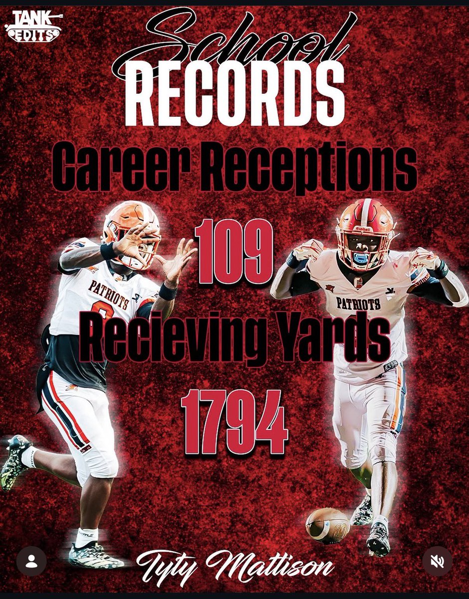 TyronMattison's tweet photo. Breaking School Records One Week @ a time ⚪️🔴 https://t.co/2Ge4uxwrst