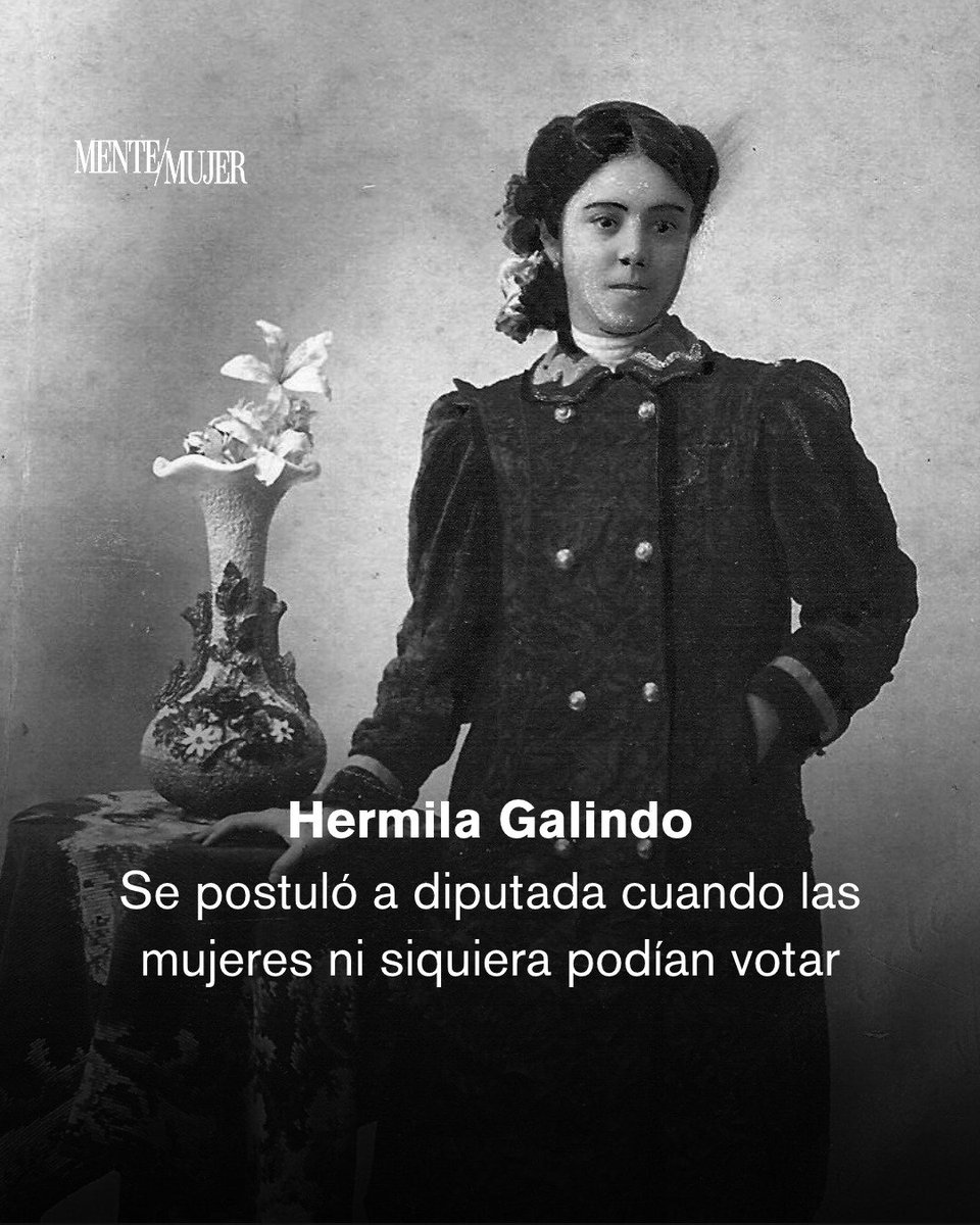 WomenNewsVzla's tweet photo. Periodista, feminista y pionera del sufragio femenino en México, Hermila Galindo se atrevió a lo impensable: lanzarse como candidata a diputada cuando la ley no se lo permitía. 
Su candidatura sembró una discusión que tardó décadas en resolverse. 
Murió en 1954.
#MenteMujer https://t.co/Rx4EfaL6lV