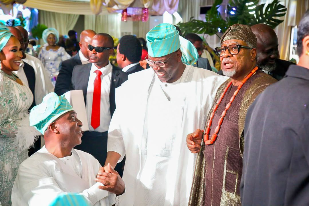 bukolasaraki's tweet photo. We congratulate both families on this happy occasion. To Temi and Maro, we wish you a home built on friendship and mutual respect. May God bless your union. https://t.co/C8zRfUxD9m