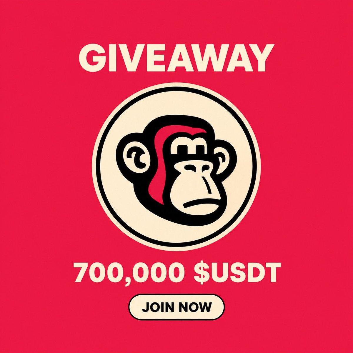 winmunk's tweet photo. GIVEAWAY 700,000 - $USDT from MUNK
WIN each will receive 350 $USDT for 1500 fastest people 🎁

  - Follow @winmunk 
  - RT + Like
  - Comments $SOL address

Giveaway ends 12 hours ⏰ https://t.co/izudRFjRgx