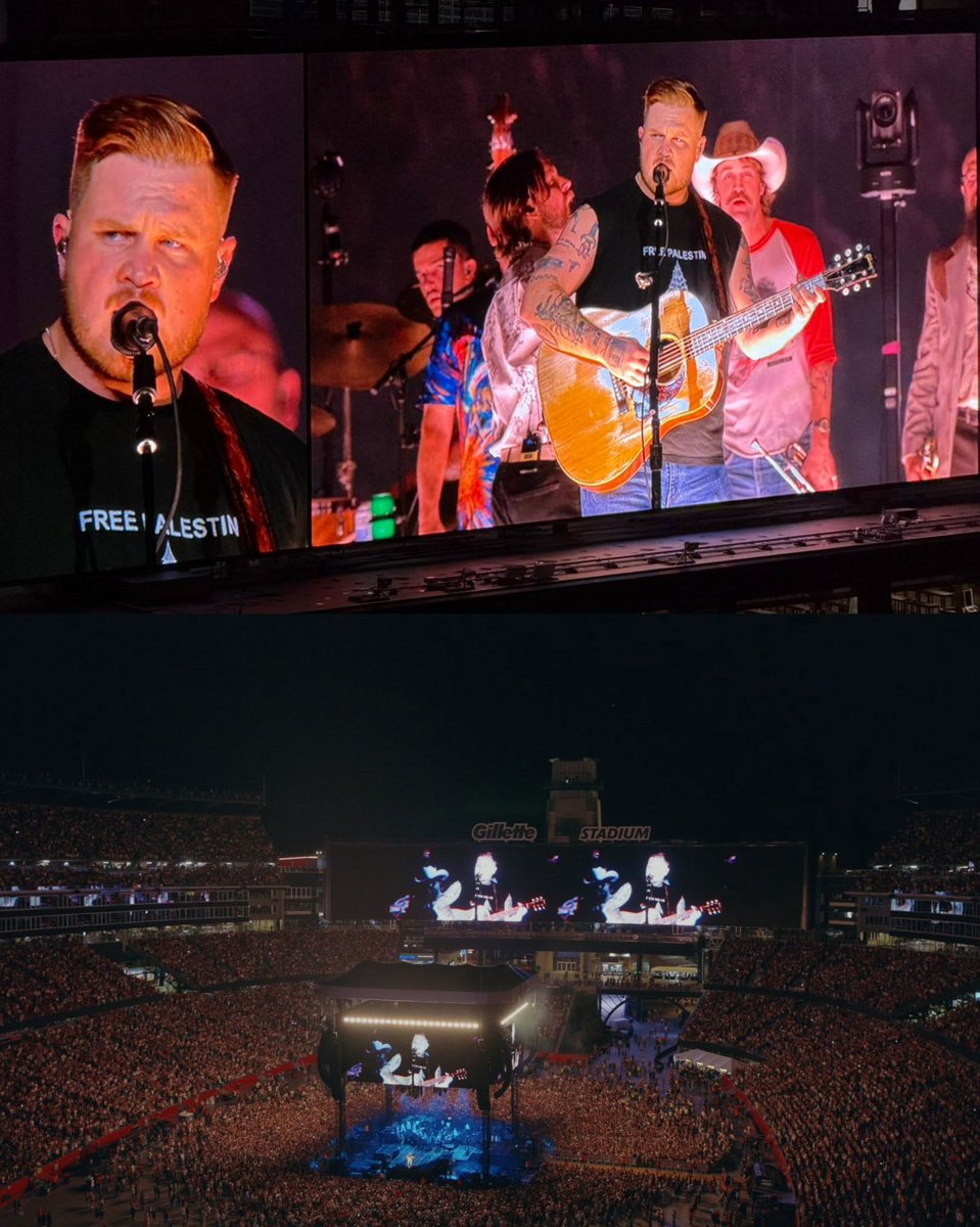 PopCrave's tweet photo. Zach Bryan broke the attendance record at Gillette Stadium with 73,538 attendees. https://t.co/0dOGo3HMfp