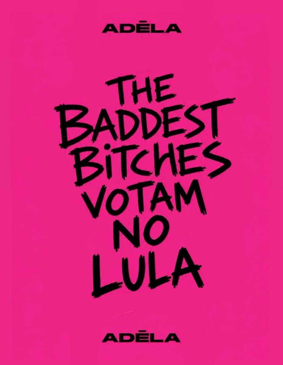 PortalAdelaBR's tweet photo. THE BADDEST BITCHES VOTAM NO #LULA ⭐🩷 https://t.co/9NFdni7vt5