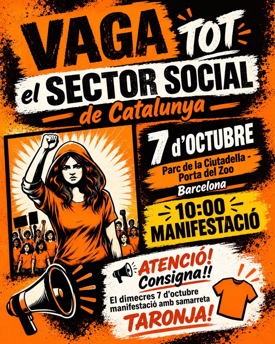 cavigaenlluita's tweet photo. Sense nosaltres, aquest sector no funciona. Amb nosaltres, ells hi fan negoci. El 7 d'octubre la classe treballadora de la discapacitat intel·lectual s'atura per exigir el reconeixement que ens neguen. Ni caritat ni vocació: drets. #Vaga7O https://t.co/Svb5zS1JPC
