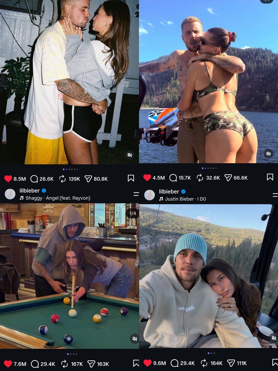 nermoeg's tweet photo. Justin's engagement when he posts normal pics 😭 https://t.co/GTuhgMjlOA