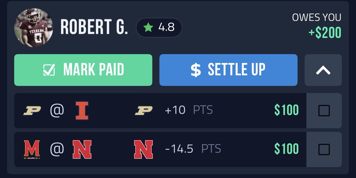 corncrazed_'s tweet photo. I just explained why I laid off some action on BT and you ignore it? Or you don’t know what laying off means 😂 Here’s a bet for one of my Neb bets on BroThrow. I had over $1,000 on Neb yesterday between Team Total and spread. You don’t have to like me, but making stories up is loser energy.