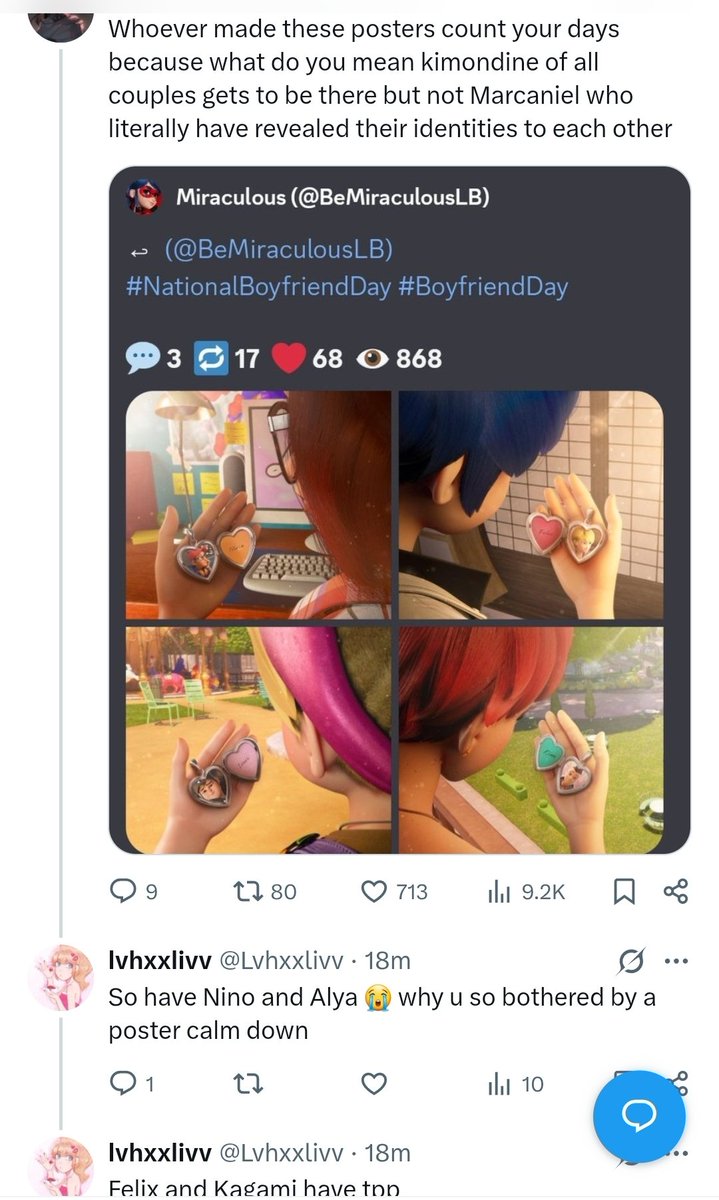 Neilinyourarea's tweet photo. Sometimes you just gotta point and laugh
Everytime a romantic pairing is posted by the official account, conveniently Julerose and Marcaniel are never marketed but sure its "just a poster"
Kimdine is easily the least relevant ship and gets more than the queer ships https://t.co/BmixhVx7o4