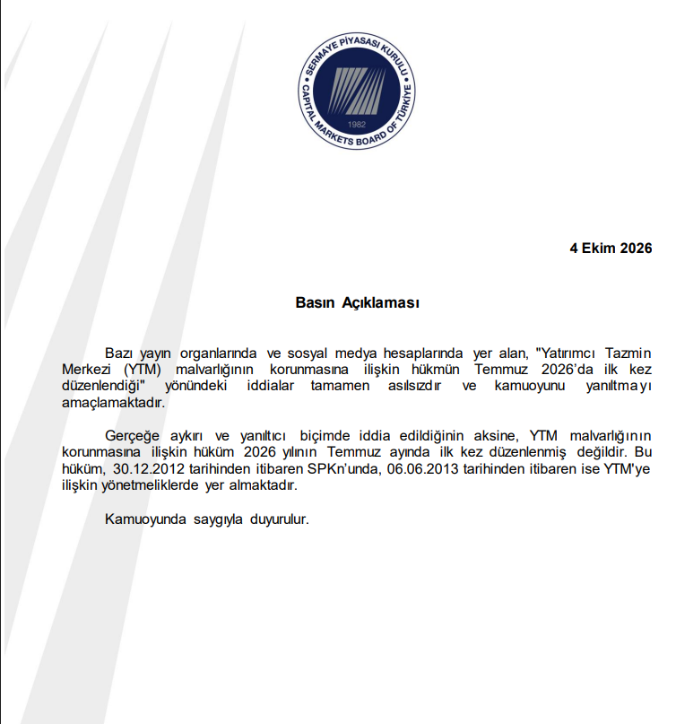 RusenPress's tweet photo. Yeniden oluşturulmuş bir SPK veya Borsa İstanbul yönetimi belki daha sağlıklı bir çözüm bulabilir.

SPK'dan fonlara dair yanlış bilgilendirme yapıldığına dair acil açıklama yapıldı.

Ancak aynı SPK, 16-17 Eylül tarihinden itibaren günlerdir ödeme takvimi, açıklama, rahatlatıcı bilgilendirme gibi beklentilere cevap vermemişti.

Hatta günlerdir fonların yatırım yaptığı hisselertde kilitli kalan küçük yatırımcıya dair hala bir açıklama yapmadı.

Bu açıklama SPK'nın da kendisini koruma içgüdüsüyle hareket ettiğini gösteriyor. Piyasaların durumuna çözüm yerine SPK yönetiminin kendisini korumaya yönelik bir psikoloji içerisinde olduğunu gösteriyor.