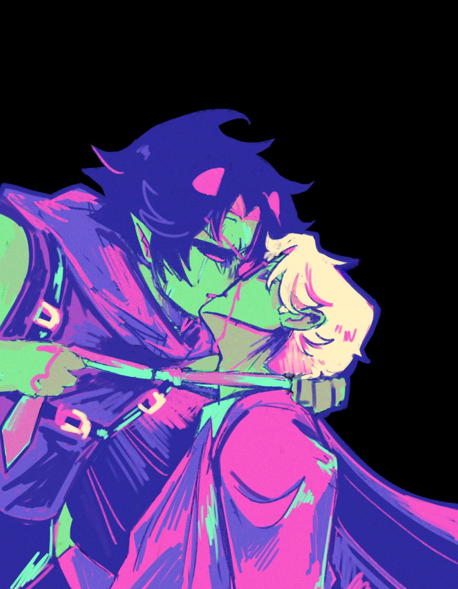 PeachyPanchiko's tweet photo. More of the drawing I just posted lol look at this cool noisy compressed gif it's entranced me
#alphadave #commanderkarkat https://t.co/6qNW0Wn0uE