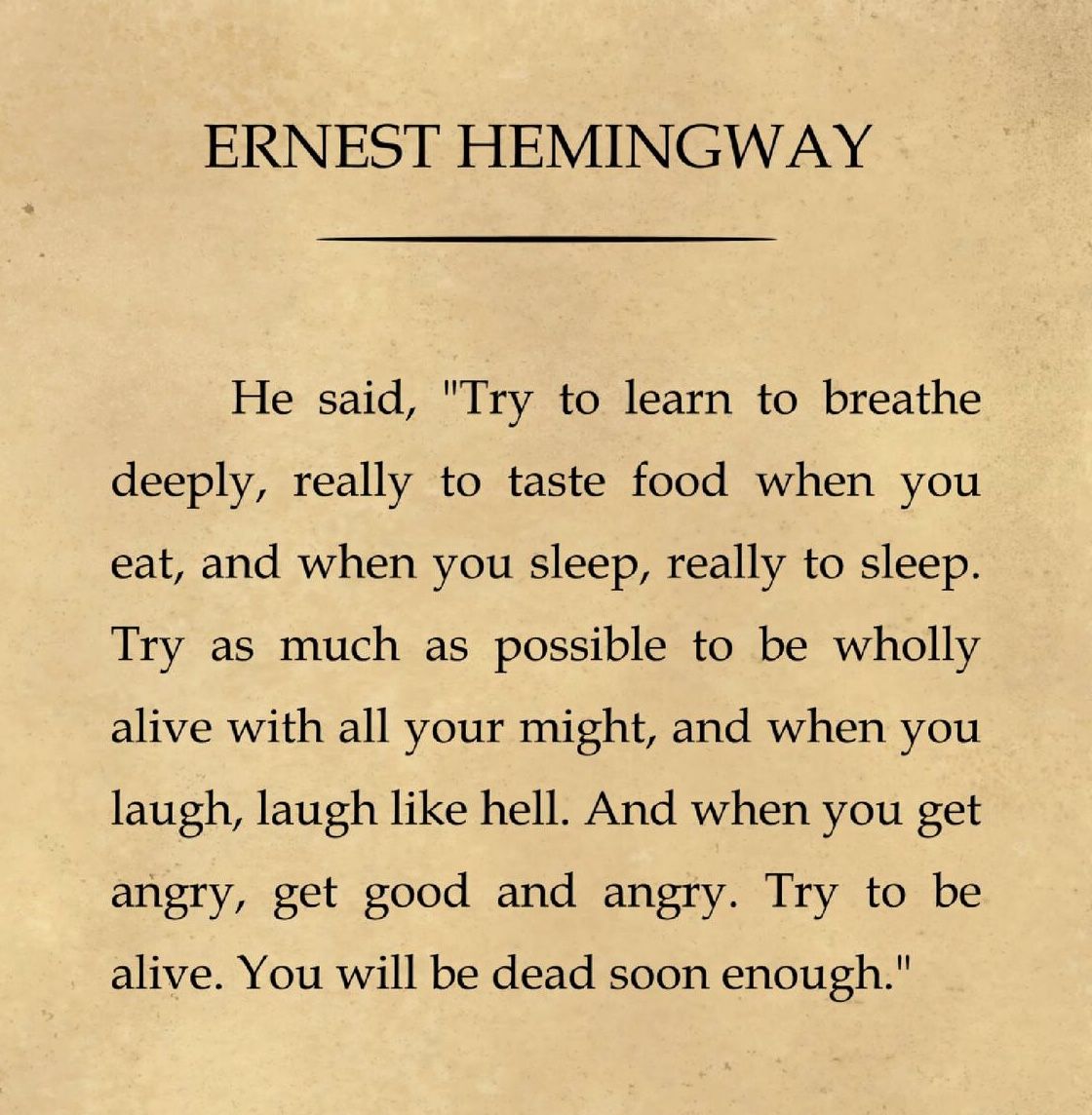 Bukowskiquot's tweet photo. when Ernest Hemingway said: https://t.co/vTPfD80Xs1