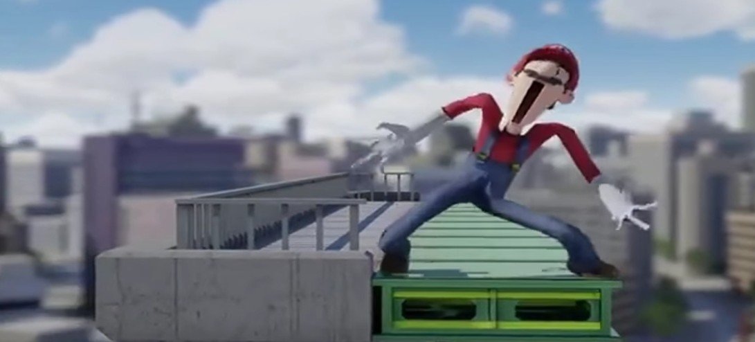 SuperJon64Ex's tweet photo. Can someone please tell what video that mario reacts to? https://t.co/8bzEU4bhzl