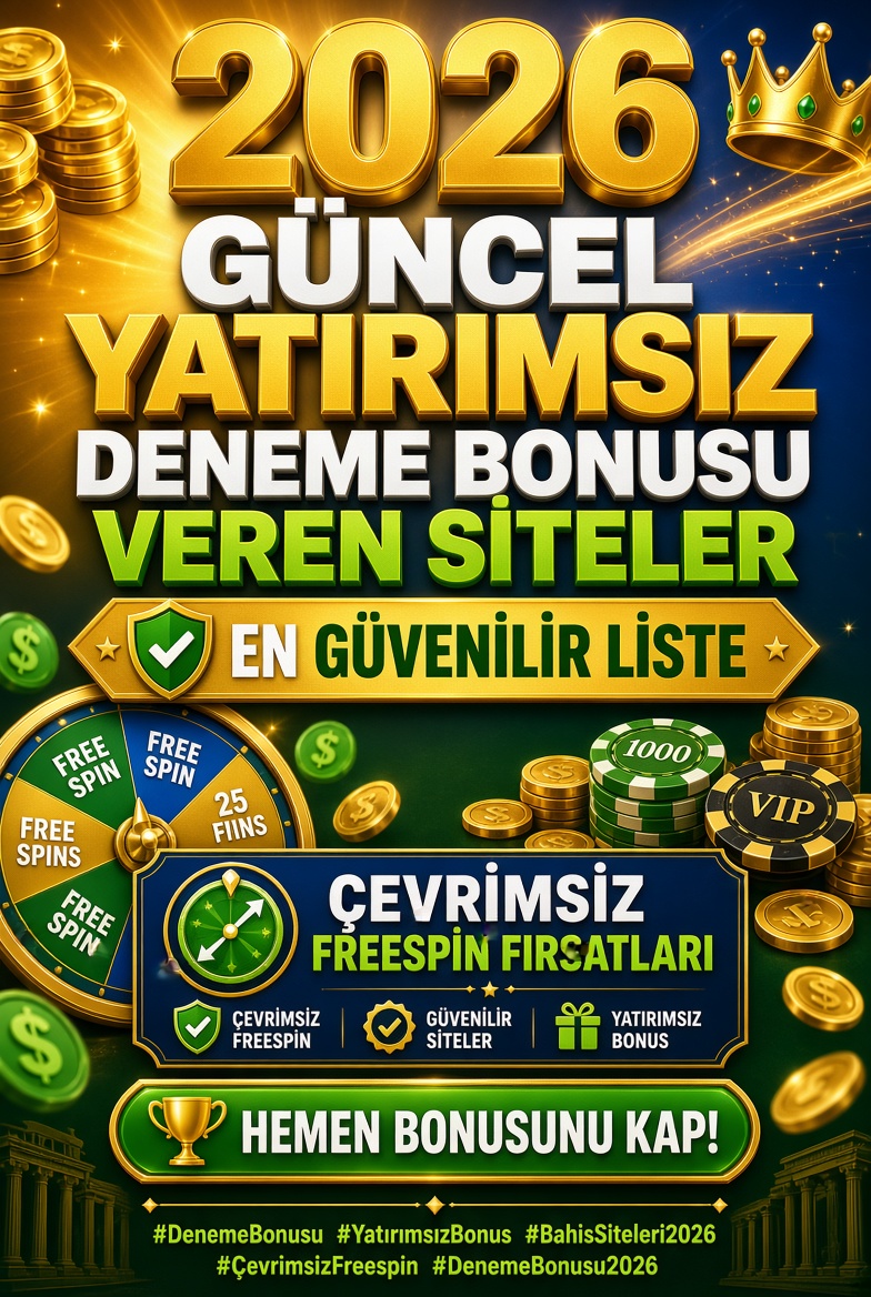 bonusbey11's tweet photo. 2026 Güncel Yatırımsız Deneme Bonusu Veren Siteler Listesi!
En güvenilir siteler + çevrimsiz freespin fırsatları seni bekliyor. Link Bio ‘da👈🏻
Hemen incele, bonusunu kap!
#DenemeBonusu #YatırımsızBonus #BahisSiteleri2026 #ÇevrimsizFreespin #DenemeBonusu2026 https://t.co/rPRw9gVZwu
